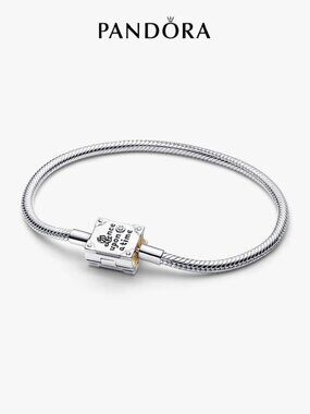 Pandora Disney Princess Storybook Lab-grown Diamond Snake Chain Bracelet